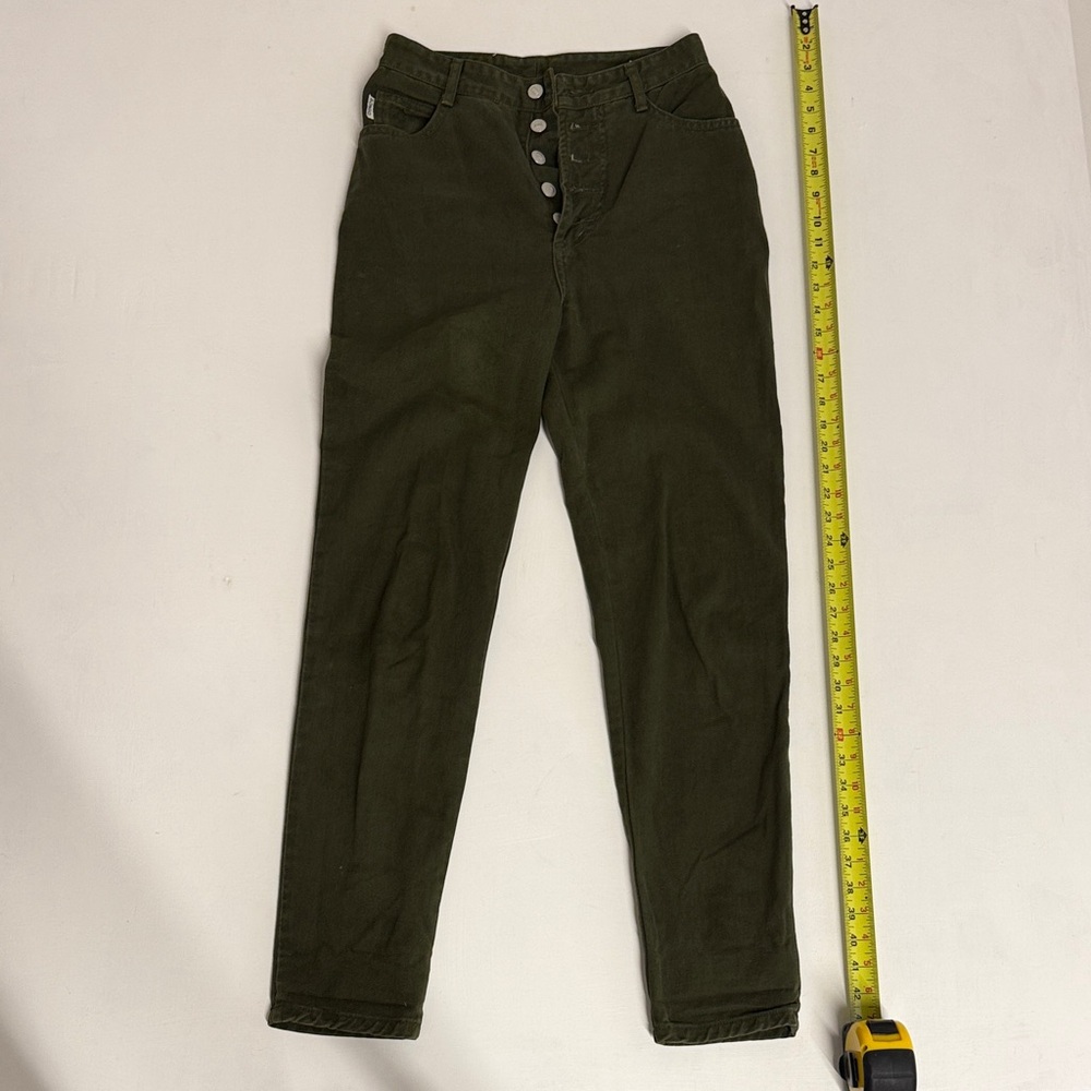 Bongo Olive Green High-Waisted Pants jeans